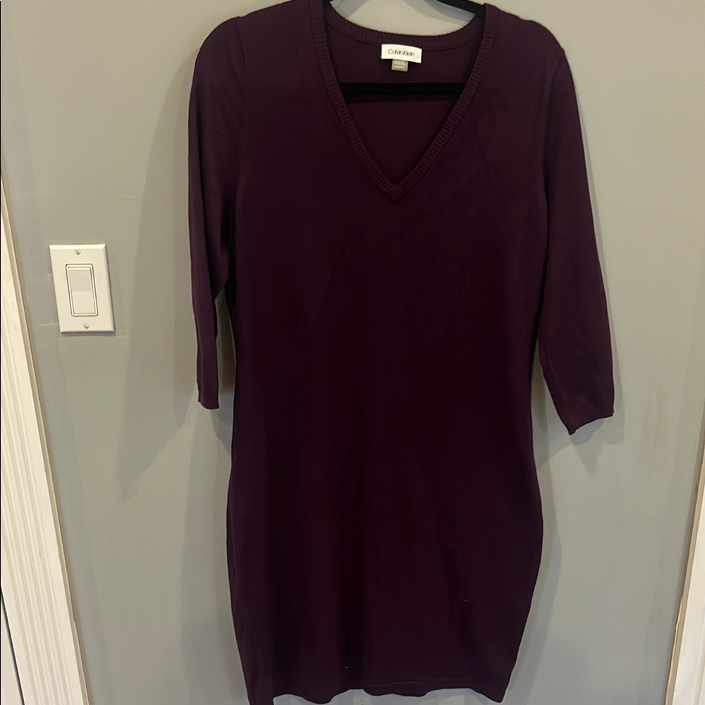 Calvin Klein Women's Purple Dress size XL